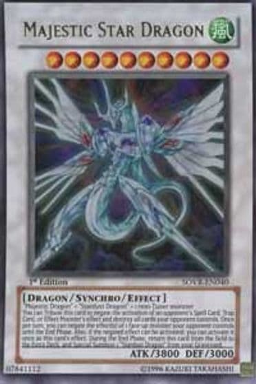 Majestic Star Dragon Stardust Overdrive Yu-Gi-Oh! card
