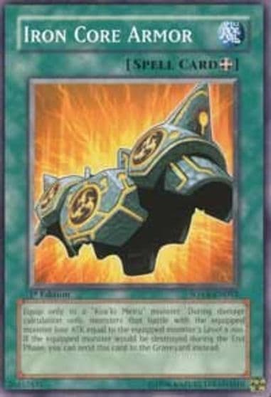 Iron Core Armor Stardust Overdrive Yu-Gi-Oh! card