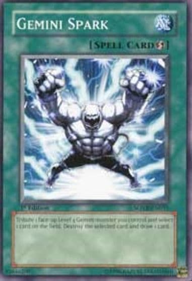 Gemini Spark Stardust Overdrive Yu-Gi-Oh! card