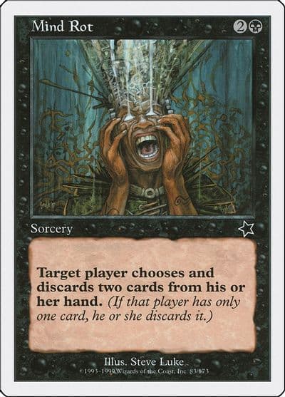 Mind Rot Starter 1999 Magic card