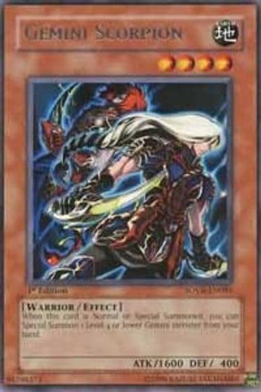 Gemini Scorpion Stardust Overdrive Yu-Gi-Oh! card