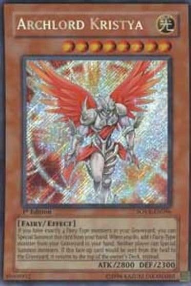 Archlord Kristya Stardust Overdrive Yu-Gi-Oh! card
