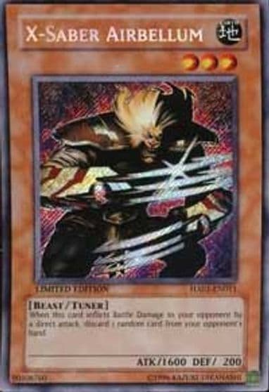 X Saber Airbellum Hidden Arsenal Yu-Gi-Oh! card