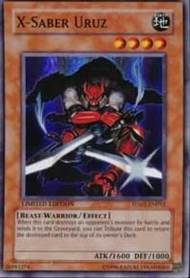 X Saber Uruz Hidden Arsenal Yu-Gi-Oh! card