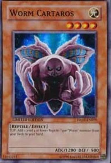 Worm Cartaros Hidden Arsenal Yu-Gi-Oh! card