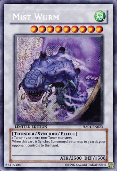 Mist Wurm Hidden Arsenal Yu-Gi-Oh! card