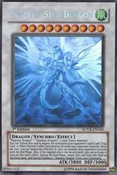 Majestic Star Dragon Ghost Rare Stardust Overdrive Yu-Gi-Oh! card
