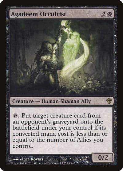Agadeem Occultist Worldwake Magic card
