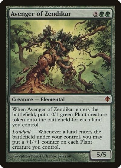 Avenger of Zendikar Worldwake Magic card