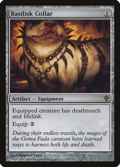 Basilisk Collar Worldwake Magic card
