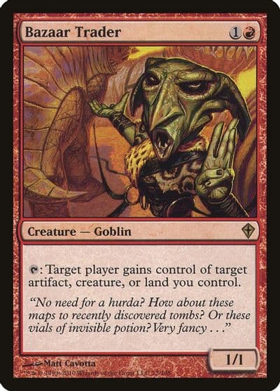 Bazaar Trader Worldwake Magic card