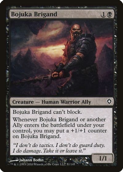 Bojuka Brigand Worldwake Magic card