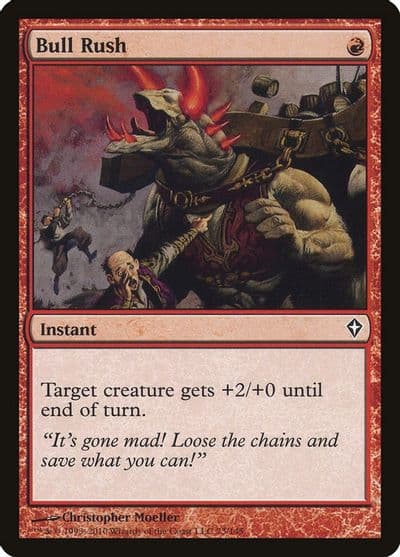 Bull Rush Worldwake Magic card