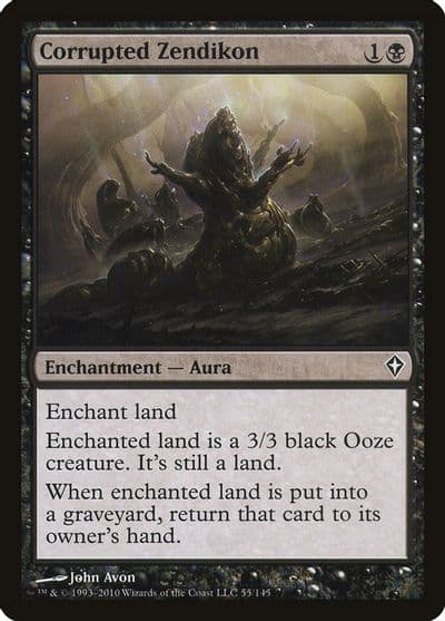 Corrupted Zendikon Worldwake Magic card