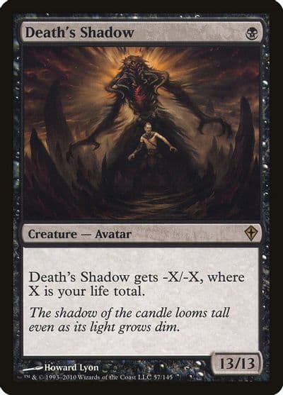 Deaths Shadow Worldwake Magic card
