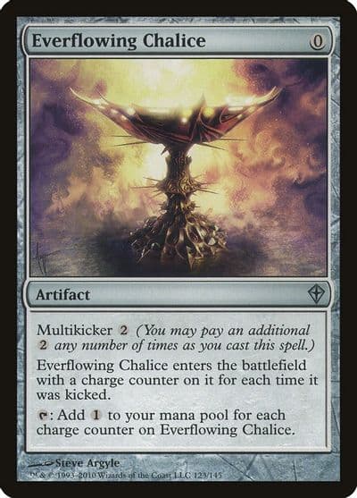 Everflowing Chalice Worldwake Magic card