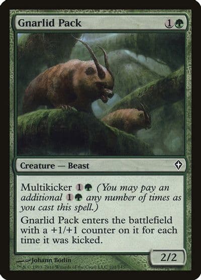 Gnarlid Pack Worldwake Magic card