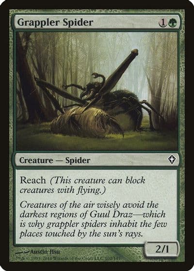 Grappler Spider Worldwake Magic card