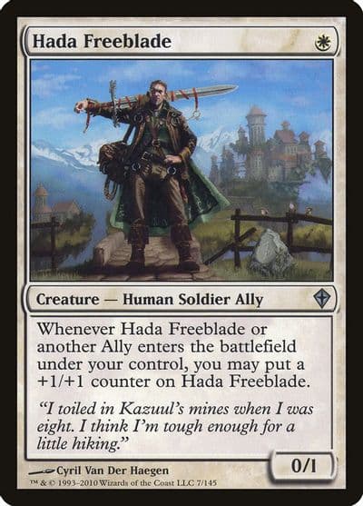 Hada Freeblade Worldwake Magic card