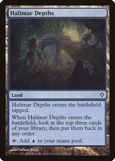 Halimar Depths Worldwake Magic card