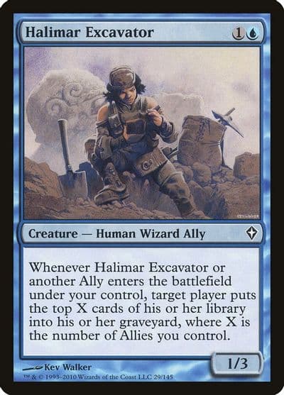 Halimar Excavator Worldwake Magic card