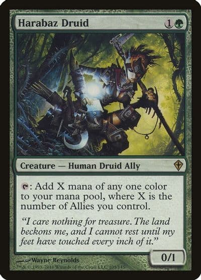 Harabaz Druid Worldwake Magic card