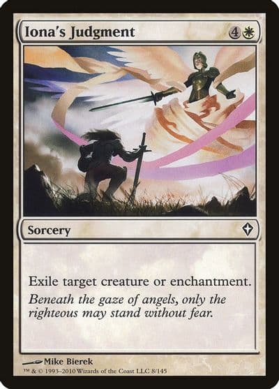 Ionas Judgment Worldwake Magic card
