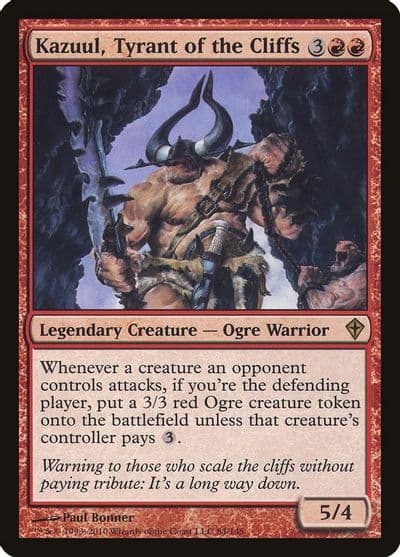 Kazuul Tyrant of the Cliffs Worldwake Magic card