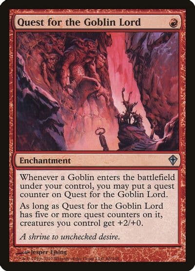 Quest for the Goblin Lord Worldwake Magic card