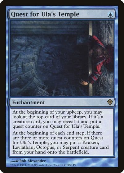 Quest for Ulas Temple Worldwake Magic card