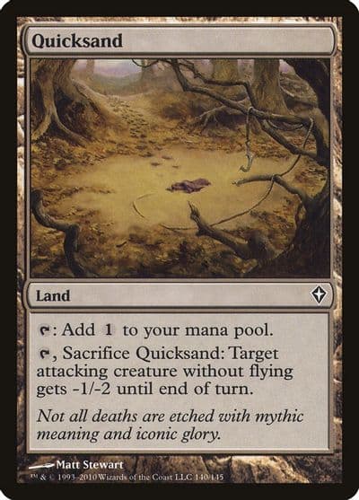 Quicksand Worldwake Magic card