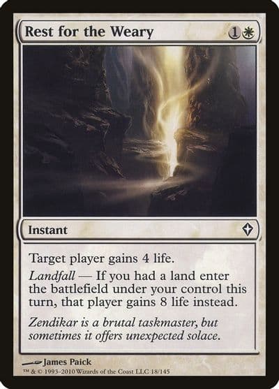 Rest for the Weary Worldwake Magic card