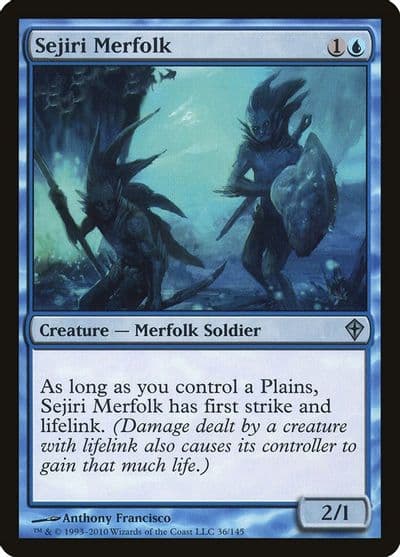 Sejiri Merfolk Worldwake Magic card
