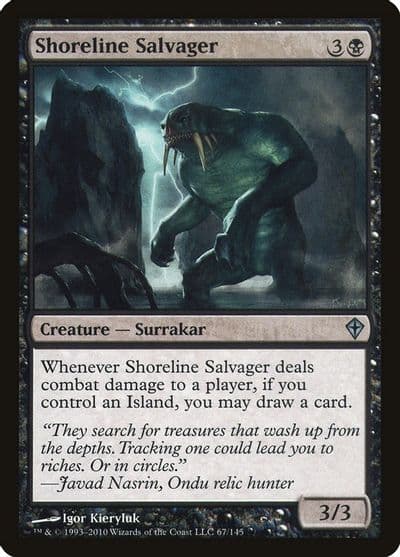 Shoreline Salvager Worldwake Magic card