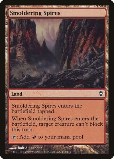 Smoldering Spires Worldwake Magic card
