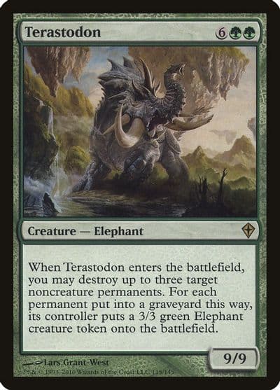 Terastodon Worldwake Magic card