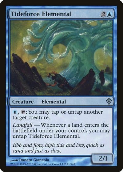 Tideforce Elemental Worldwake Magic card