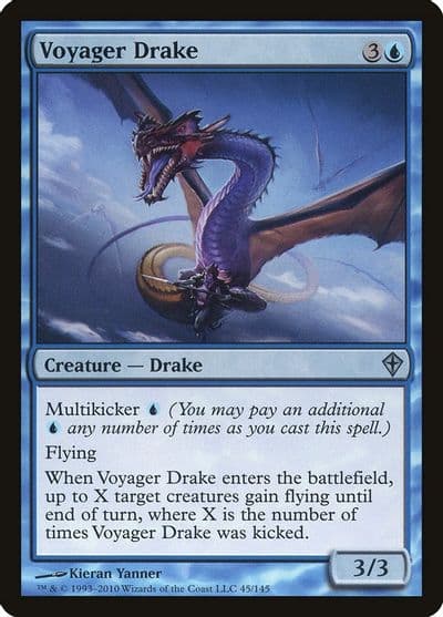 Voyager Drake Worldwake Magic card