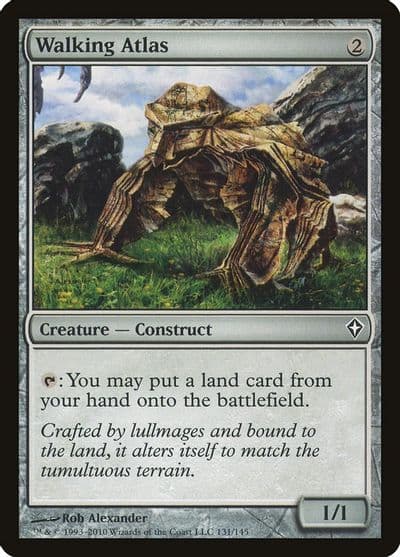 Walking Atlas Worldwake Magic card