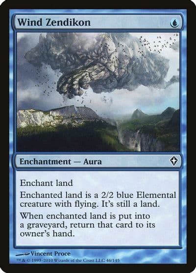 Wind Zendikon Worldwake Magic card