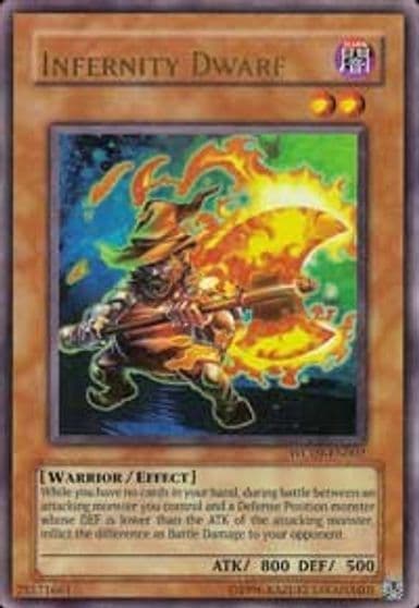Infernity Dwarf Stardust Accelerator Promos Yu-Gi-Oh! card