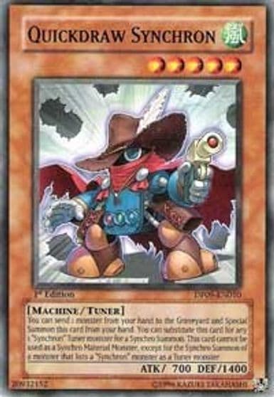 Quickdraw Synchron Duelist Pack 9: Yusei 2 Yu-Gi-Oh! card