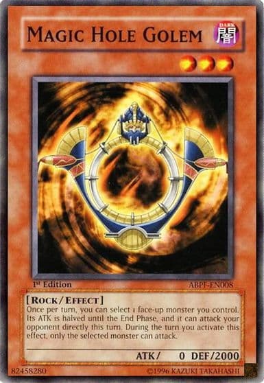 Magic Hole Golem Absolute Powerforce Yu-Gi-Oh! card