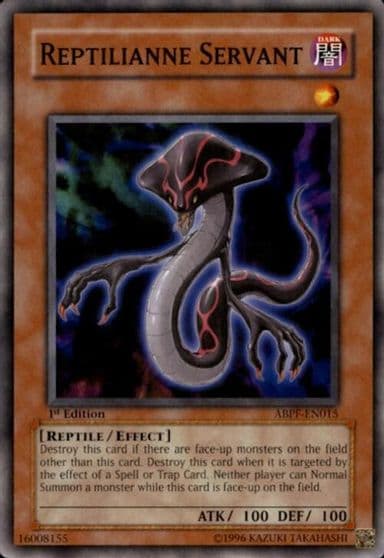 Reptilianne Servant Absolute Powerforce Yu-Gi-Oh! card