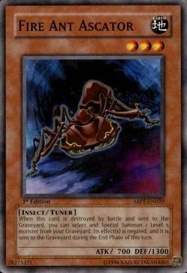 Fire Ant Ascator Absolute Powerforce Yu-Gi-Oh! card