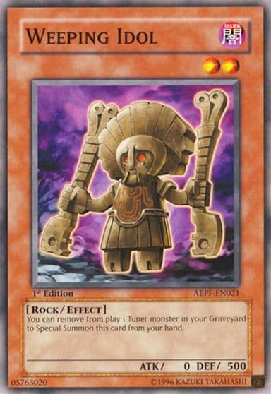 Weeping Idol Absolute Powerforce Yu-Gi-Oh! card