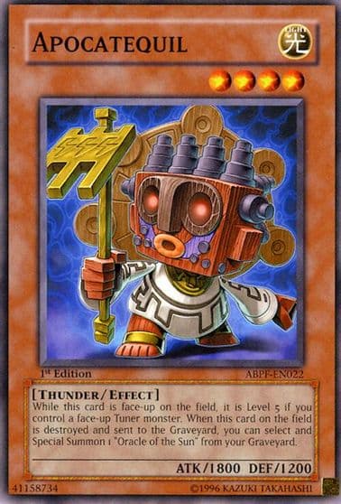 Apocatequil Absolute Powerforce Yu-Gi-Oh! card