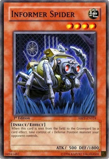 Informer Spider Absolute Powerforce Yu-Gi-Oh! card