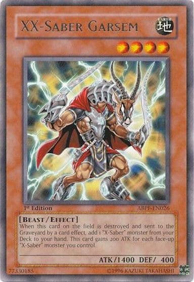 XX Saber Garsem Absolute Powerforce Yu-Gi-Oh! card