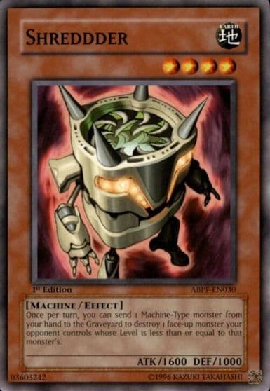 Shreddder Absolute Powerforce Yu-Gi-Oh! card